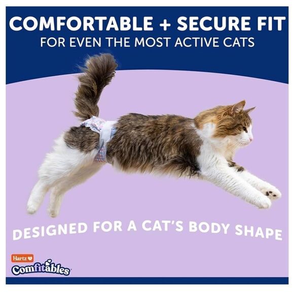 Hartz Comfitables Cat Diapers, Size x-small 17 Count - Picture 2 of 7